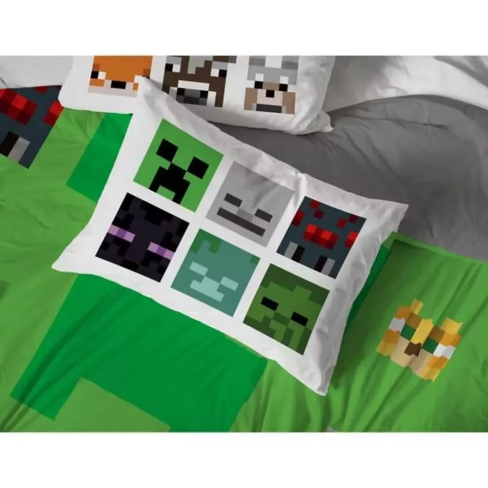 Jay Franco Minecraft 5-Piece Twin Bedding Set Comforter & Sheets New NIB